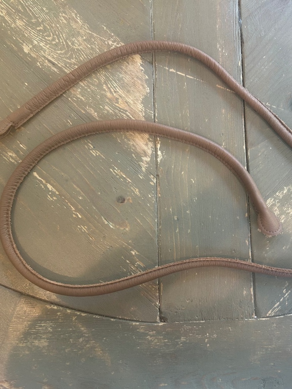 ARE Studio Knot Belt Tobacco Brown Leather Size 1 (55 inches by 1/2 inch)